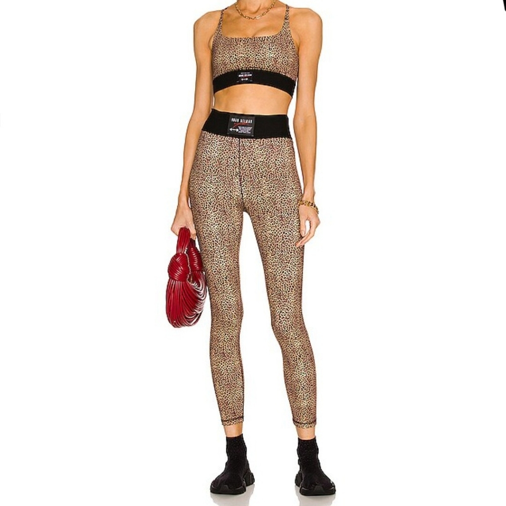 Adam Selman Sport Leopard Print Legging and Sports Bra Matching Set